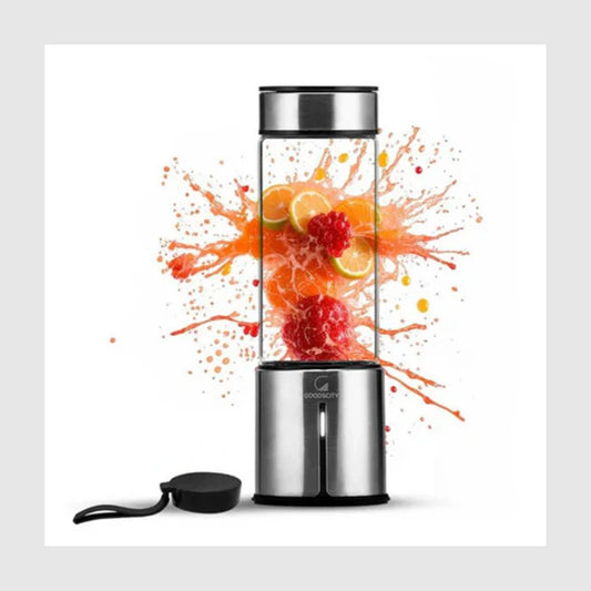 Goodscity Blender For Smoothie And Juices | Portable Hand Blender For Kitchen | Premium Usb Rechargeable Fruit Juicer Machine | 450Ml BPA FREE Food Grade Jar